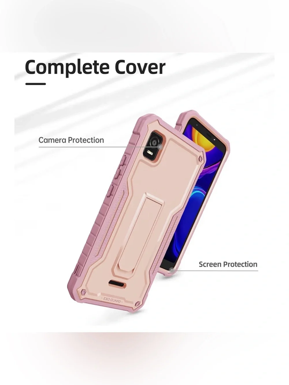 Rugged Pink Dual-Layer Phone Case
